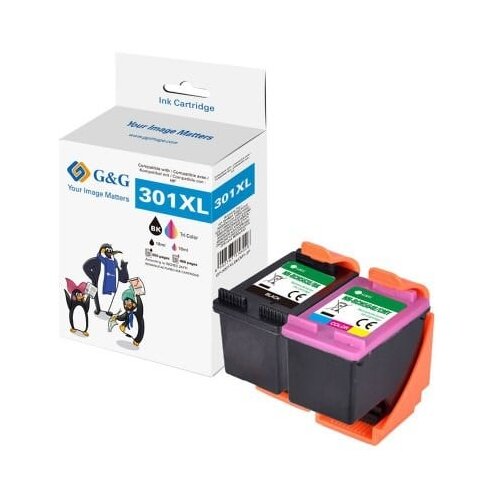 G&amp;amp;g 15116 ink cartridge 2 pc(s) Compatible High (XL) Yield Black, Cyan, Magenta, Yellow Slike