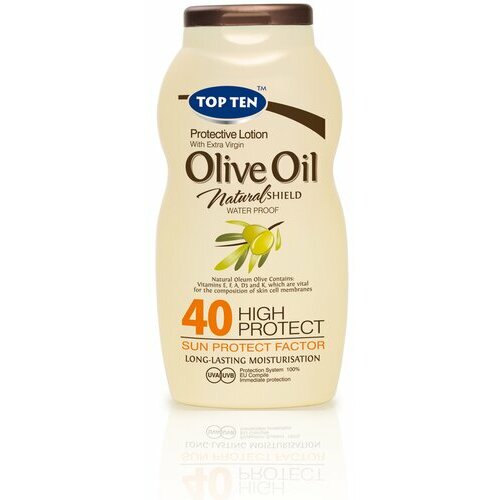 Top Ten Sun Olive Mleko SPF 40 200 ml Slike