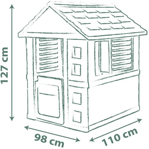 Smoby hi&amp;scaron;ka Jolie 98 x 110 x 127 cm Slike