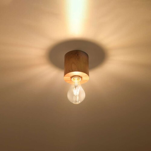  Sollux SL.0672 - Plafonsko svetlo SALGADO 1xE27/60W/230V drveno Slike