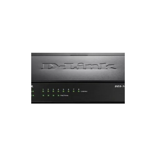 Switch DLINK 8-Port PoE Fast Ethernet Unmnged Desktop