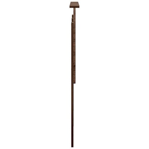  Uzglavlje s uzglavljem Smeđi hrast 120 cm Konstruirano drvo Slike