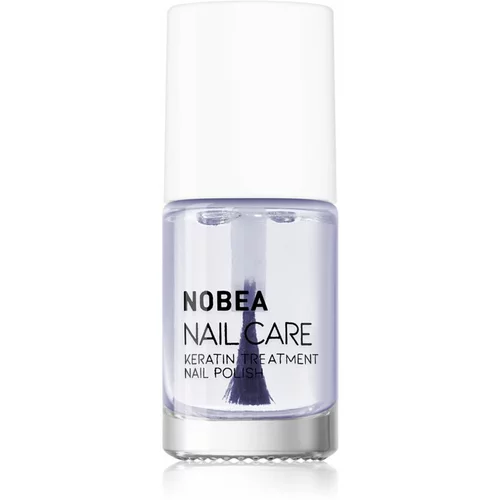 NOBEA Nail Care Keratin Treatment Nail Polish lak za učvrstitev nohtov 6 ml