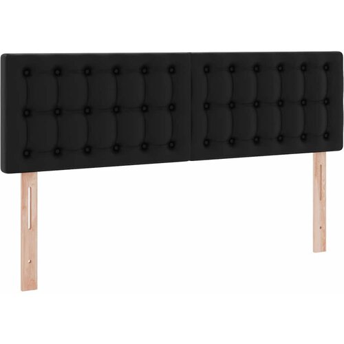  s prostorom za pohranu s LED-om Crna 140 x 200 cm Slike