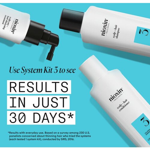 Nioxin System 3 Scalp + Hair Thickening Treatment nega brez spiranja za redke lase 100 ml Slike