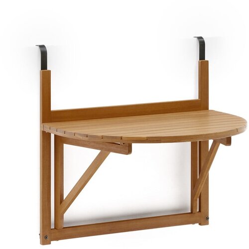 Kave Home Viseći balkonski stol od masivnog bagrema 50x70 cm Amarilis &amp;ndash; Slike