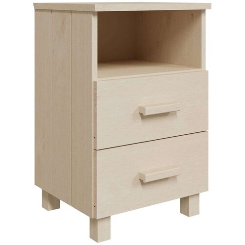 VidaXL idaxl noćni ormarići 2 kom boja meda 40x35x62 cm od masivne borovine Slike