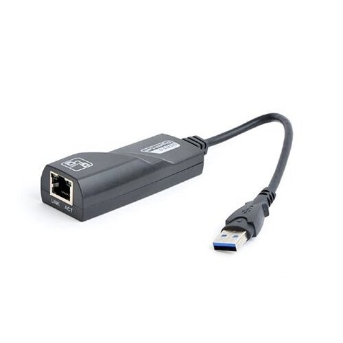  USB3.0 to LAN Ethernet adapter converter USB A plug/RJ45, GEMBIRD NIC-U3-02, Gigabit Cene
