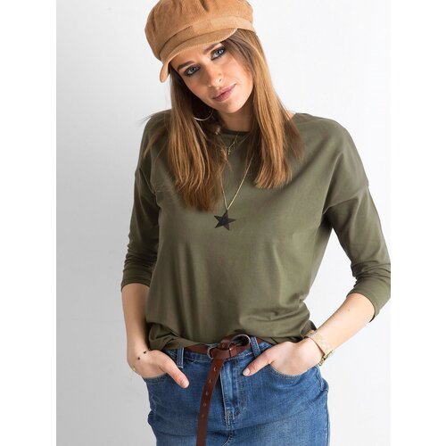 BASIC Feel Good Blouse-RV-BZ-4661.53P-khaki Cene