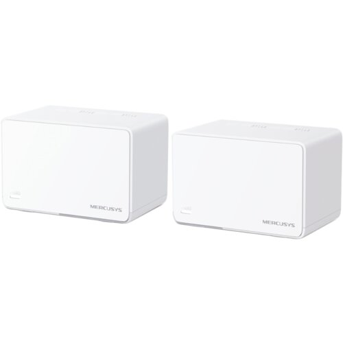 Mercusys AX3000 Whole Home Mesh Wi-Fi 6 SystemSPEED: 574 Mbps at 2.4 GHz + 2402 Mbps at 5 GHzSPEC: Internal Antennas, 3&amp;times; Gigabit Ports per Unit (WAN/LAN auto-sensing), 1024-QAM, OFDMA, HE160FEATURE: M Slike