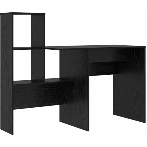  Stol Crni hrast 131,5 x 50 x 106,5 cm Konstruirano drvo Slike