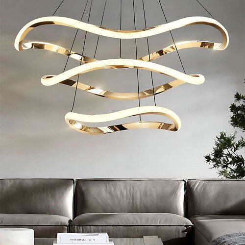 Toolight Viseća LED lampa LHJ018-CP3 GOLD Slike