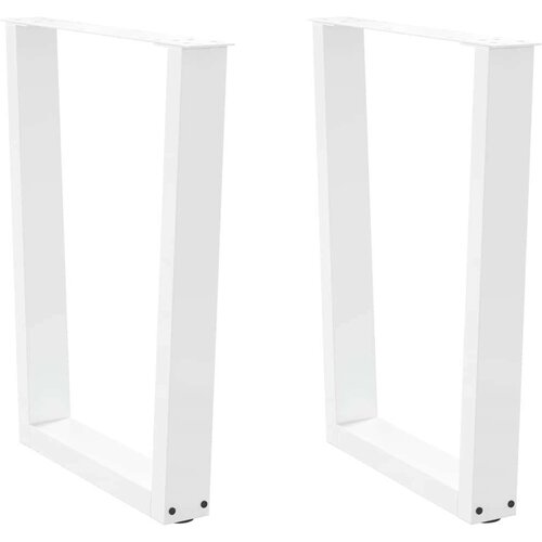  Noge blagovaonskog stola V-oblika 2 kom bijele 60x(72-73 3) cm Cene