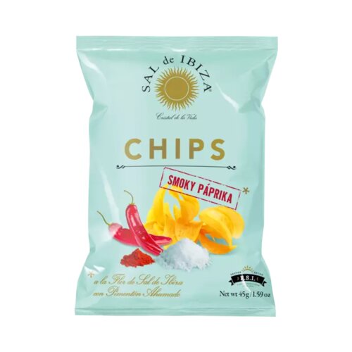 Sal de Ibiza Chips Smoky Paprika - 45 g Cene