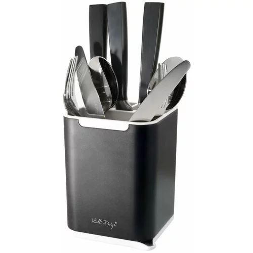 Vialli Design Crni stalak za pribor za jelo Cutlery