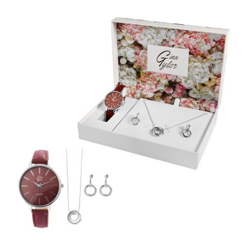  Ženski gina tylor poklon set- bordo/srebrni ( 83/255001 ) Cene