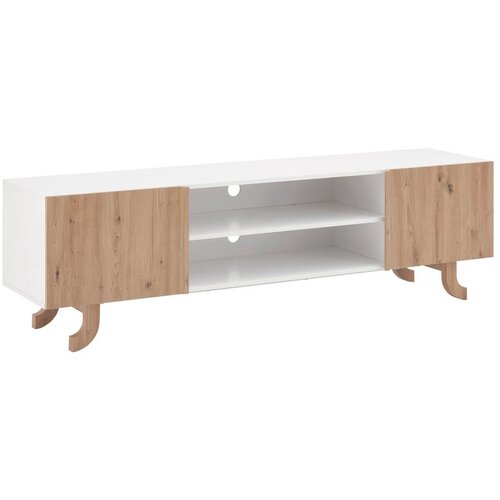 Bessagi Home tv element vira, bela, barva hrasta Cene