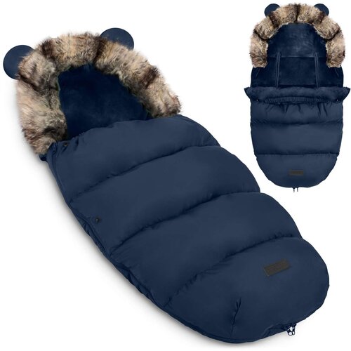 Ricokids Elmi Navy Blue Stroller Sleeping Bag - Ultimate Comfort for Your Child, (21740428) Cene