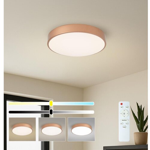 Brilagi LED prigu&amp;scaron;iva stropna lampa POOL LED/48W/230V &amp;Oslash; 40 cm bronzana + daljinski upravljač Slike