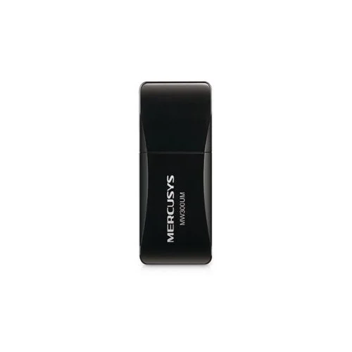 Mercusys 300Mbps Wireless N Mini USB Adapter, Mini Size, Portable Design, USB 2.0, Internal Antenna