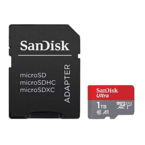 Sandisk SDXC 1TB ultra mic.150MB/s A1 class10 UHS-I +adapter Slike