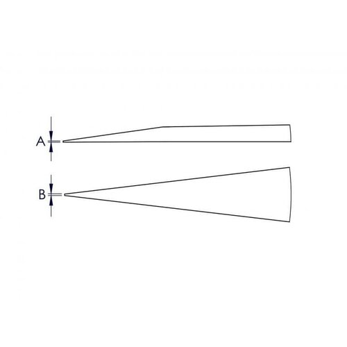 Knipex precizna &amp;scaron;picasta pinceta 125mm (92 22 07) Slike