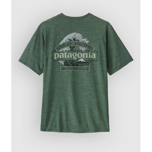 Patagonia Cap Cool Daily - Great Waves T-shirt canopy grn / lt cpy grn xdy Slike