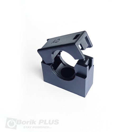 A+ plastic Držač plastičnog bužira prečnika 10mm, CRNI Slike