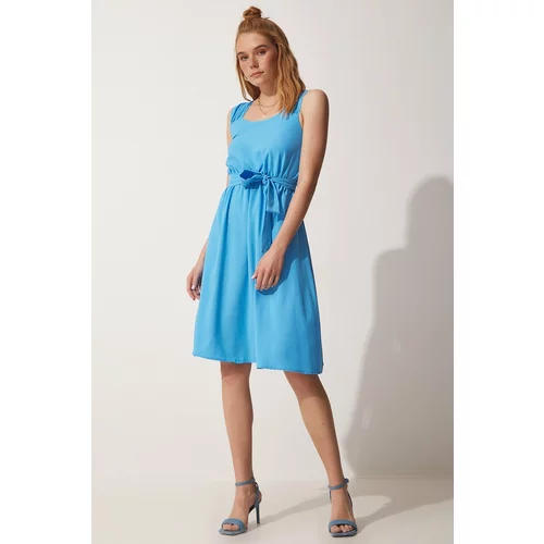 Happiness İstanbul Dress - Blue - A-line