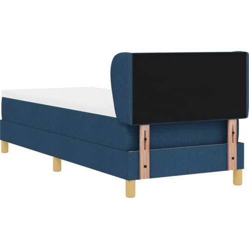 Box Spring Krevet s Madracem - Plava - 80x200 cm - Tkanina Slike