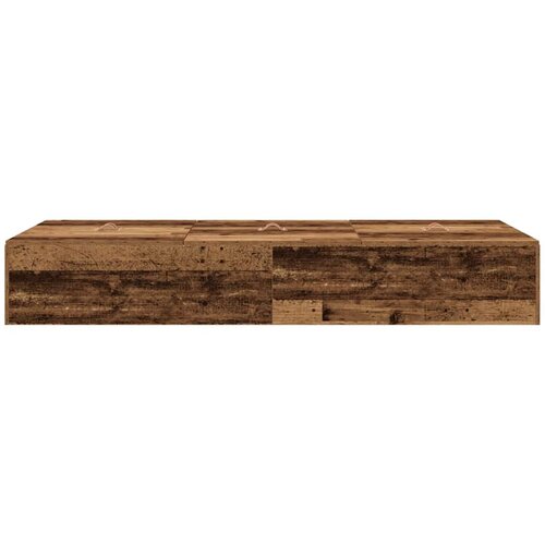  Krevet s ladicama Staro drvo 100 x 200 cm Konstruirano drvo Slike