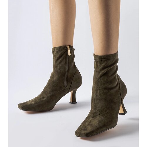 Gemre Green low-heeled ankle boots Lucerne Cijene