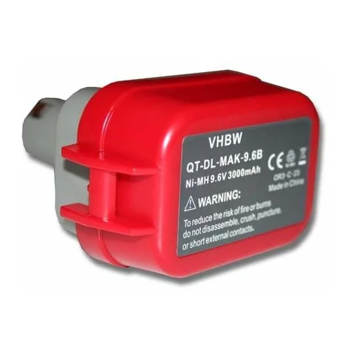 VHBW Baterija za Makita 9100 / 9101 / 9102, 9.6 V, 3.0 Ah