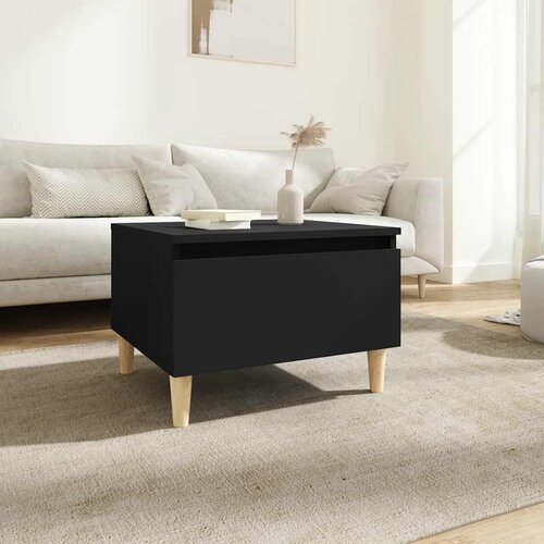 vidaXL Bočni stolić crni 50 x 46 x 35 cm od konstruiranog drva Cene