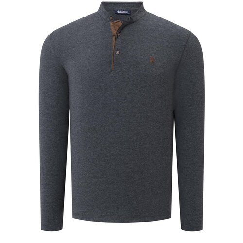 Dewberry V4009 MENS SWEATSHIRT-PLAIN ANTHRACITE Slike