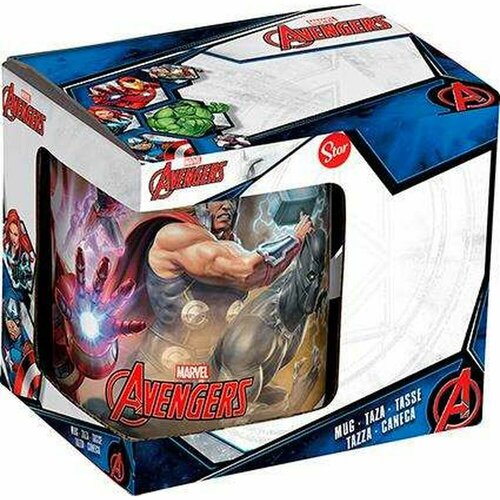  Velika &amp;Scaron;alica The Avengers Infinity Bijela Keramika Crvena (350 ml) Slike