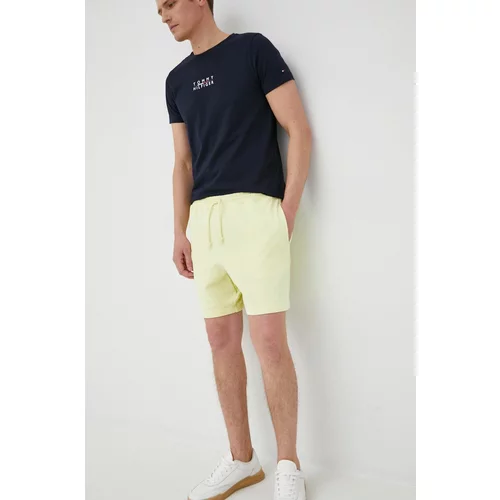 GAP Pamučne kratke hlače za muškarce, boja: žuta