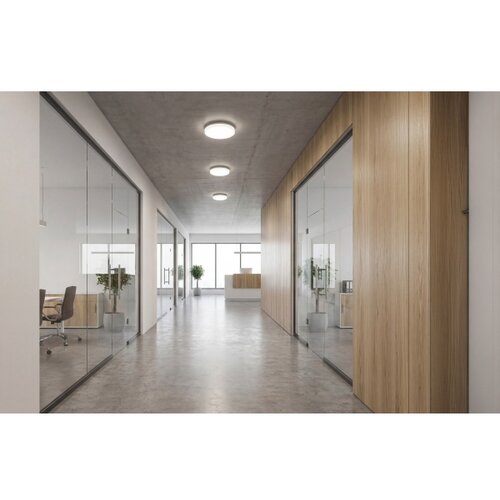 Kanlux 26988 - LED plafonsko svetlo sa senzorom VARSO 22/30W/230V 3000/4000/6500K prečnik 33 cm IP54 Slike