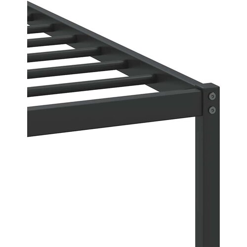 VidaXL okvir kreveta bez madraca dimljena boja hrasta 80x200 cm drveni Slike