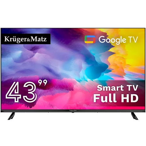 Kruger matz KRUGER&MATZ d-LED full HD WIFI pametni televizor SMART TV Google DVB-T2/T/C HEVC 43 KM0243FHD-SA