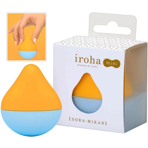 Tenga Iroha mini - mini vibrator za klitoris (narančasto-plavi)