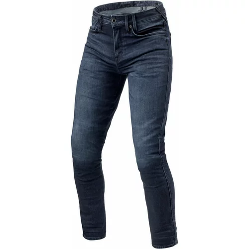 Rev'it! Jeans Carlin SK Dark Blue 34/34 Motoristične jeans hlače