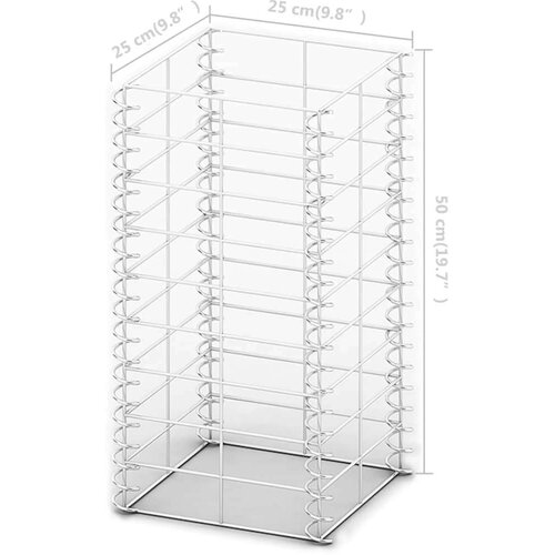  Set gabiona 3 kom od pocinčane žice 25 x 25 x 50 cm Slike