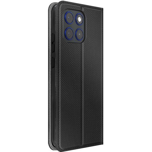 AVIZAR Preklopna Torbica za Motorola Edge 70 s Spleteno Teksturo in Stojalom, Črna, (5000274135) Cene