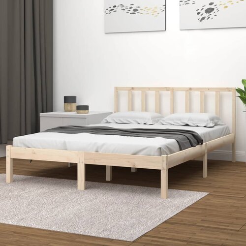 Furnova Posteljni okvir iz trdne borovine 120x200 cm, (21939873) Slike
