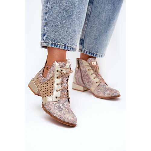 Maciejka Leather Ankle Boots Slike