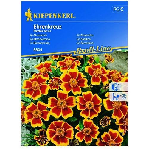 KIEPENKERL Sjeme cvijeća Kadifica Ehrenkreuz (Tagetes patula, Crvena, Žuta)