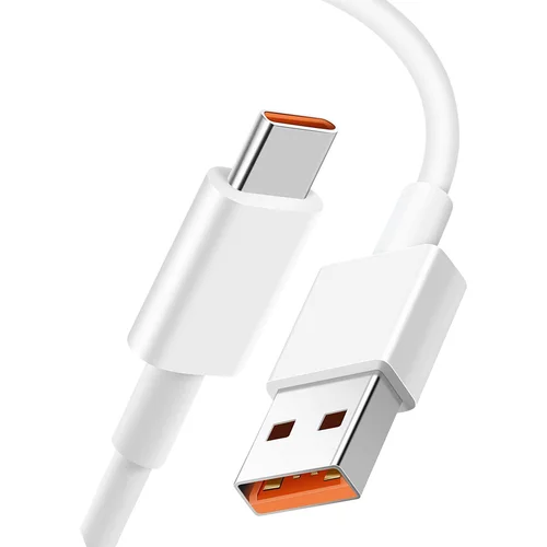 Xiaomi Originalni kabel USB v USB-C 6A, hitro polnjenje in sinhronizacija - bel, (20633063)