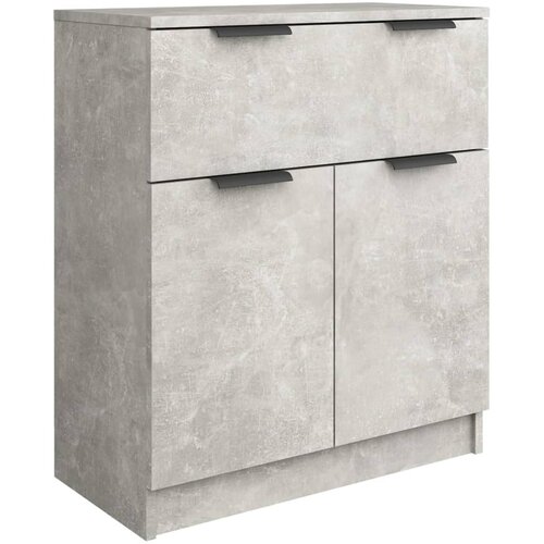 Maison Chic Komoda - Predalnik betonsko siva 60x30x70 cm konstruiran les, (21720055) Cene