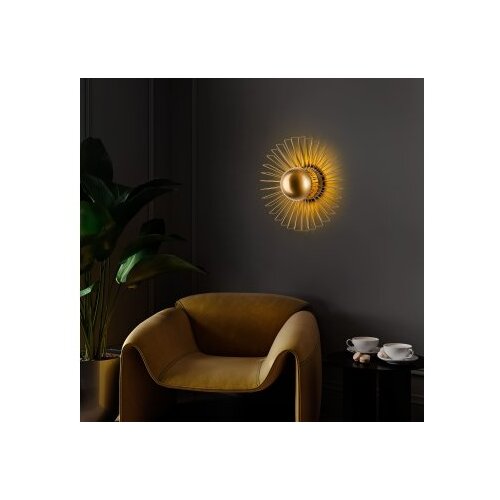 Opviq vall lamp zidna zlatna lampa kaya 15231 m Slike